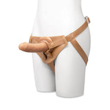 Together Tones 6.5-Inch Realistic Girthy Strap-On Dildo with Flared Suction Base