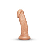 Together Tones 9-Inch Realistic Girthy Strap-On Dildo with Flared Suction Base