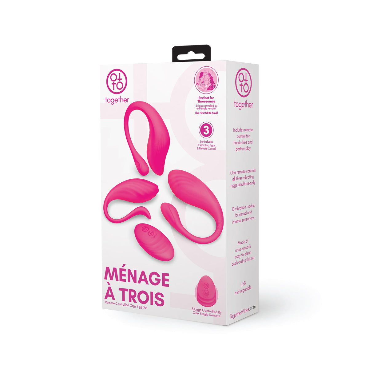 Ménage À Trois Remote Controlled Orgy Egg Set