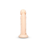8.25-Inch Realistic Strap-On Dildo with Flared Suction Base