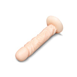 8.25-Inch Realistic Strap-On Dildo with Flared Suction Base