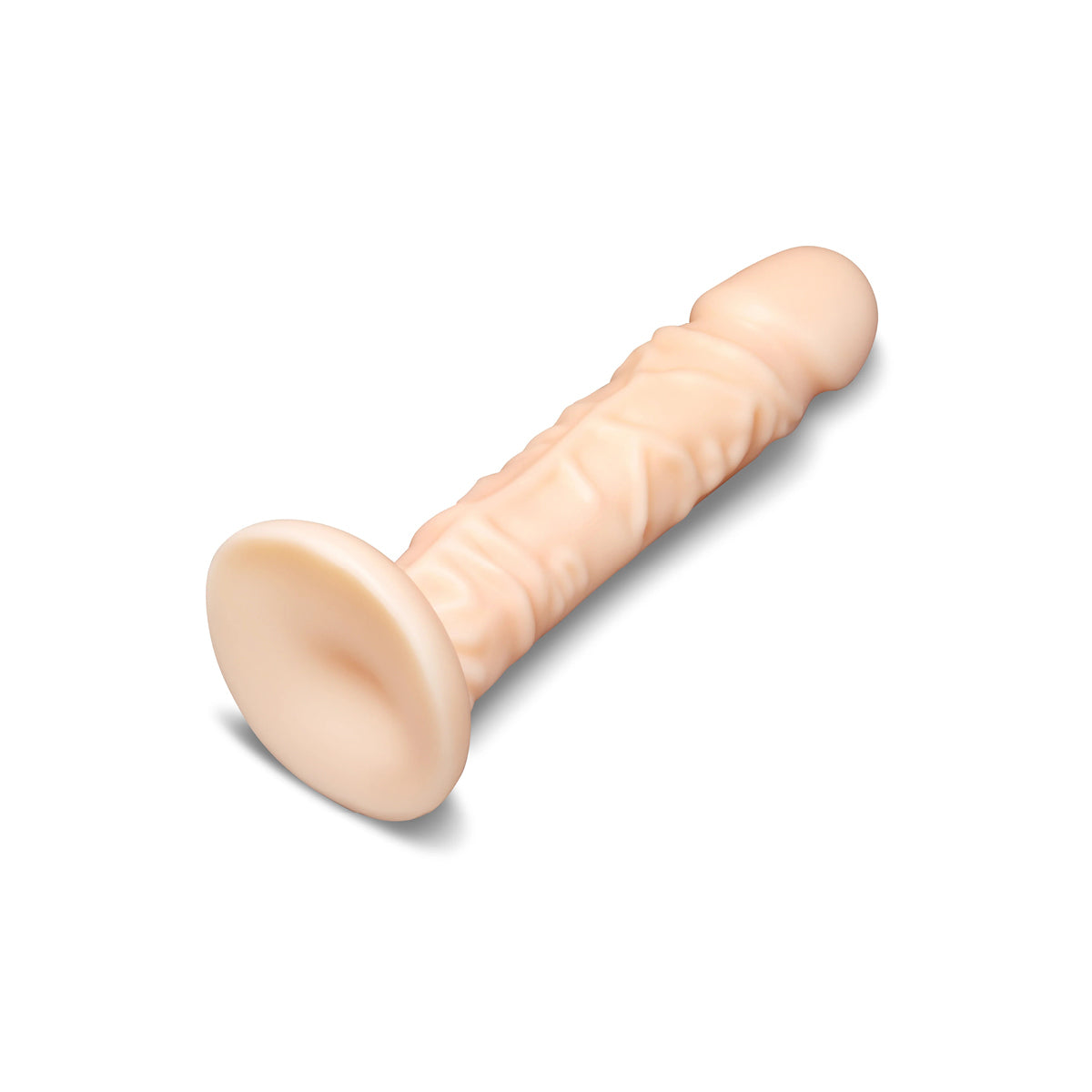 8.25-Inch Realistic Strap-On Dildo with Flared Suction Base