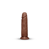 7.75-Inch Realistic Girthy Strap-On Dildo with Flared Suction Base