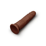 7.75-Inch Realistic Girthy Strap-On Dildo with Flared Suction Base