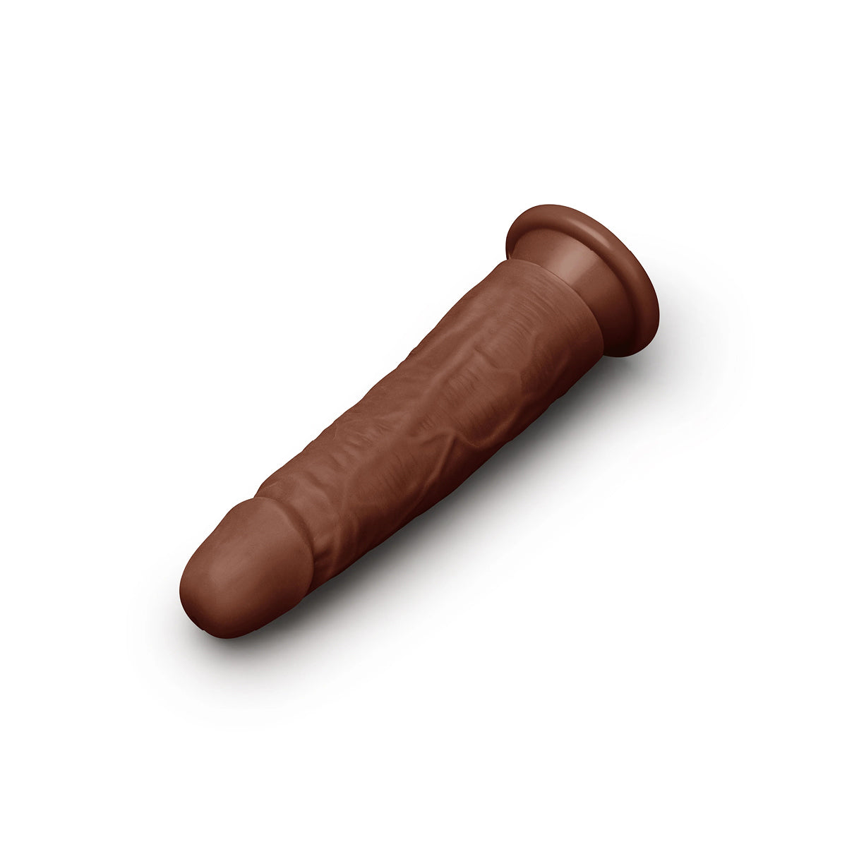 7.75-Inch Realistic Girthy Strap-On Dildo with Flared Suction Base