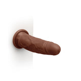 7.75-Inch Realistic Girthy Strap-On Dildo with Flared Suction Base