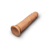 7.75-Inch Realistic Girthy Strap-On Dildo with Flared Suction Base