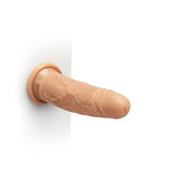 7.75-Inch Realistic Girthy Strap-On Dildo with Flared Suction Base