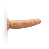 7.75-Inch Realistic Girthy Strap-On Dildo with Flared Suction Base
