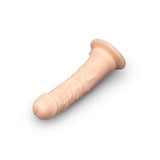 8-Inch Realistic Girthy Strap-On Dildo with Flared Suction Base