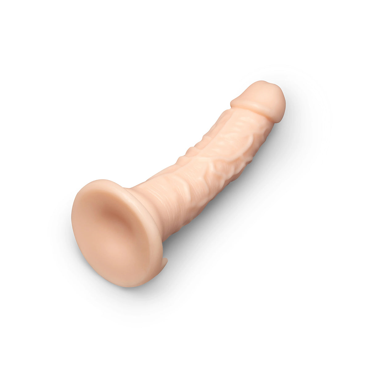 8-Inch Realistic Girthy Strap-On Dildo with Flared Suction Base