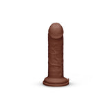 8.5-Inch Realistic Girthy Strap-On Dildo with Flared Suction Base