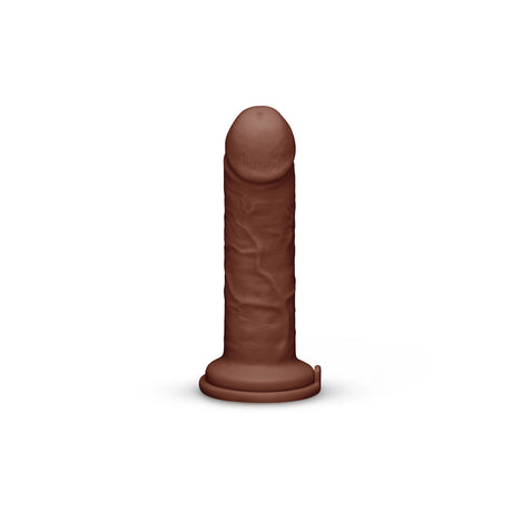 8.5-Inch Realistic Girthy Strap-On Dildo with Flared Suction Base