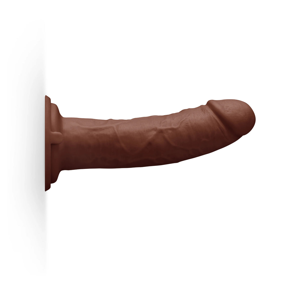8.5-Inch Realistic Girthy Strap-On Dildo with Flared Suction Base