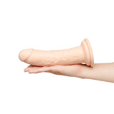 8.5-Inch Realistic Girthy Strap-On Dildo with Flared Suction Base