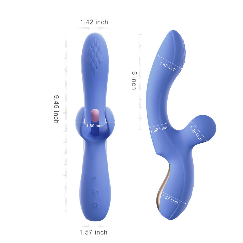 Honey Play Box - Fortexa Flapping Dual Vibrator - Boutique Séduction