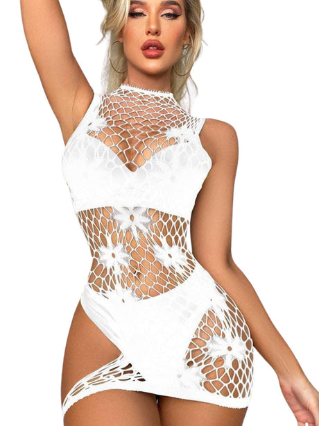 Sweetkama - Fishnet Bodystocking Dress - Boutique Séduction
