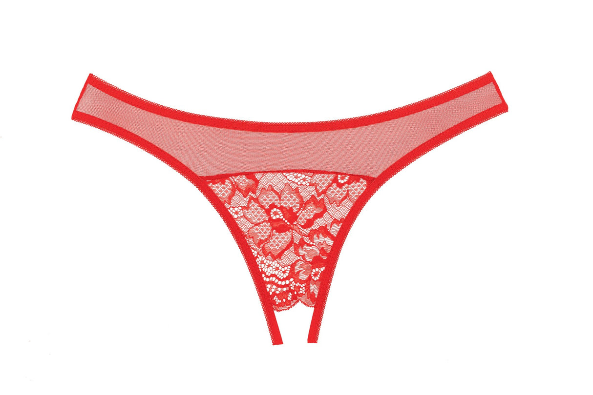 JUST A RUMOR Crotchless panty - ADORE Allure Lingerie - Boutique Séduction