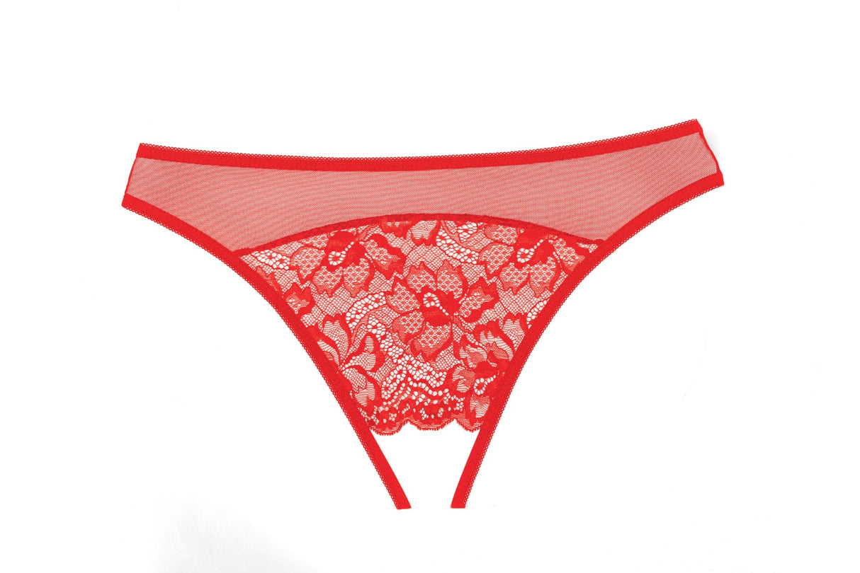 JUST A RUMOR Crotchless panty - ADORE Allure Lingerie - Boutique Séduction