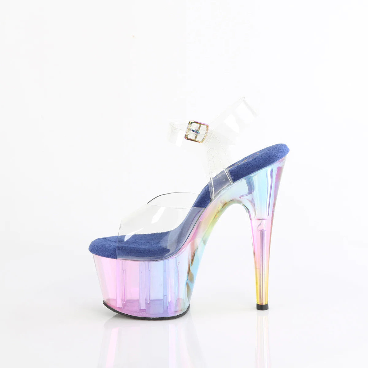 Holographic Sandal 7" heel - PLEASER Pleaser Shoes - Boutique Séduction