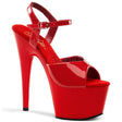 Sandal 7" Stiletto Heels - PLEASER - Red Pleaser Shoes - Boutique Séduction