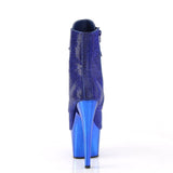 Ankle Boot - 7" Heel - PLEASER - Rhinestones Blue Pleaser Shoes - Boutique Séduction