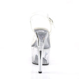 Sandal 7" Heel - PLEASER - Clear Pleaser Shoes - Boutique Séduction