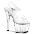 Sandal 7" Heel - PLEASER - Clear Pleaser Shoes - Boutique Séduction