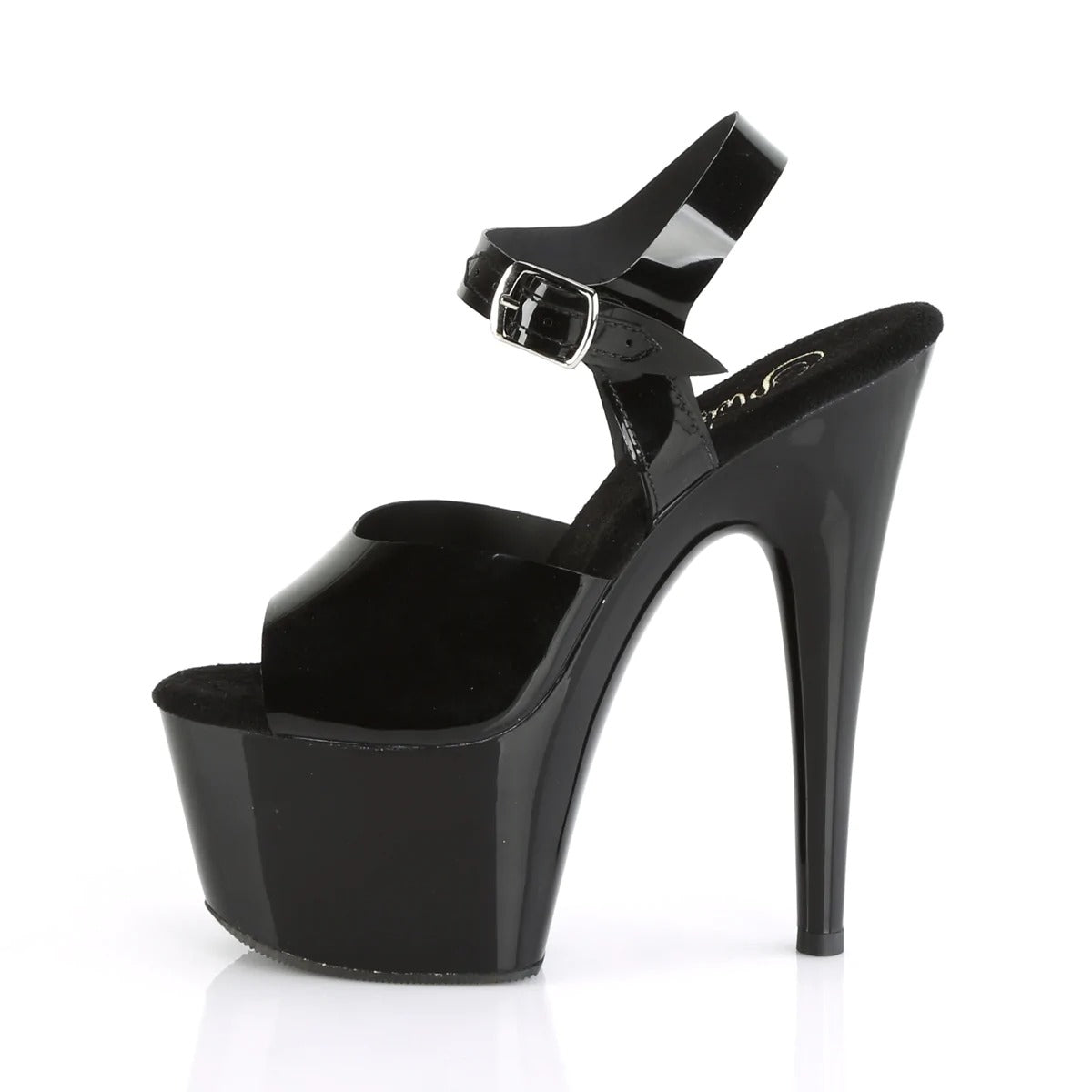 7" (178mm) Heel, 2 3/4" (70mm) Platform supple ankle strap sandal Pleaser Shoes - Boutique Séduction