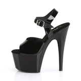 7" (178mm) Heel, 2 3/4" (70mm) Platform supple ankle strap sandal Pleaser Shoes - Boutique Séduction