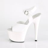 7" (178mm) Heel, 2 3/4" (70mm) Platform supple ankle strap sandal Pleaser Shoes - Boutique Séduction