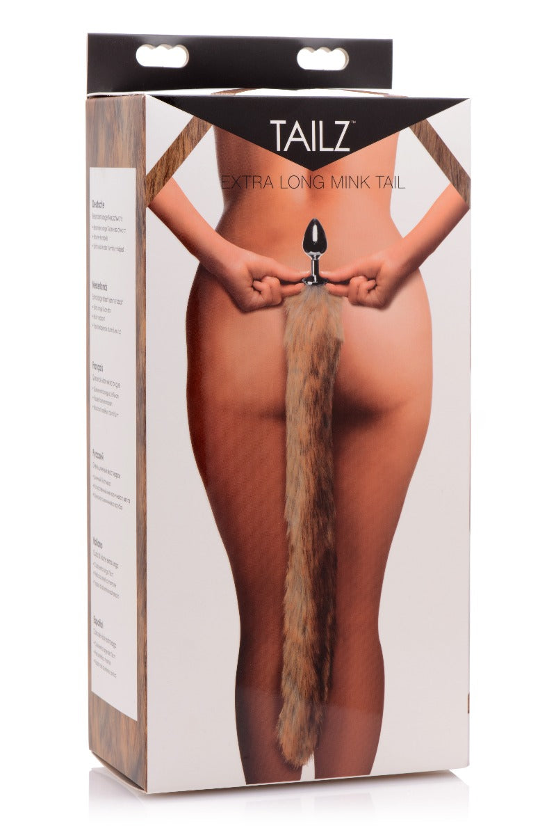 MINK TAIL Anal Plug Extra Long Tail - TAILZ Tailz - Boutique Séduction