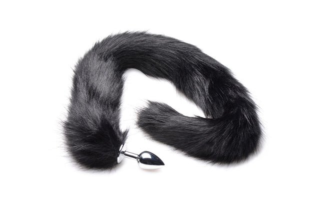 MIDNIGHT MINK TAIL Anal Plug Extra Long Tail - TAILZ Tailz - Boutique Séduction