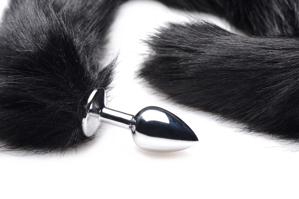 MIDNIGHT MINK TAIL Anal Plug Extra Long Tail - TAILZ Tailz - Boutique Séduction