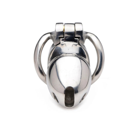 RIKERS-STEEL Locking Chastity Cage - MASTER SERIES Master Series - Boutique Séduction