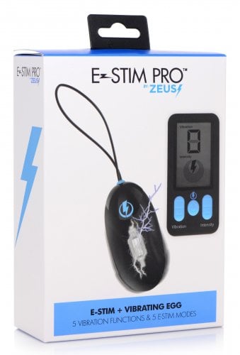 E-Stim + Vibrating Egg - ZEUS Zeus - Boutique Séduction