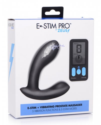 E-STIM + Vibrating Prostate Massager - ZEUS Zeus - Boutique Séduction