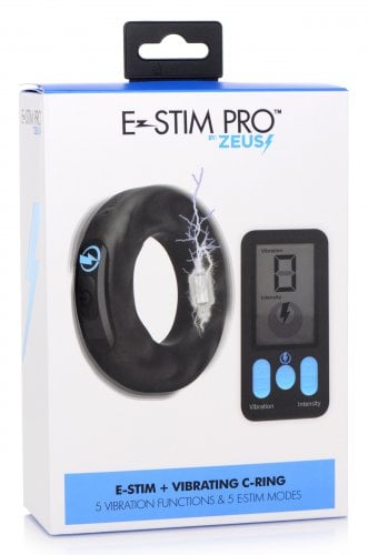 E-Stim + Vibrating C Ring - ZEUS Zeus - Boutique Séduction