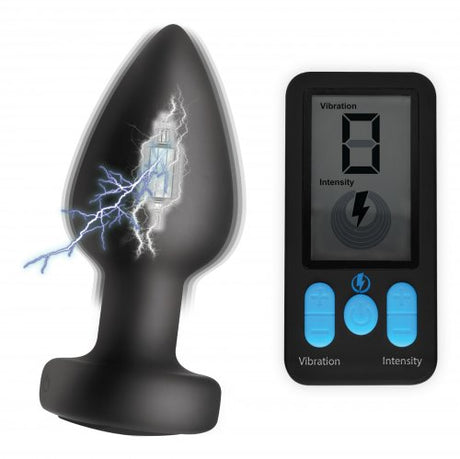 E-Stim + Vibrating Anal Plug - ZEUS Zeus - Boutique Séduction