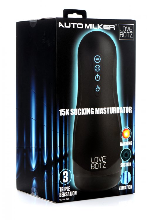 AUTO MILKER 15x Sucking Masturbator - LOVE BOTZ Love Botz - Boutique Séduction