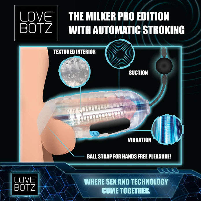 THE MILKER Tripple Stimulation - LOVE BOTZ Love Botz - Boutique Séduction