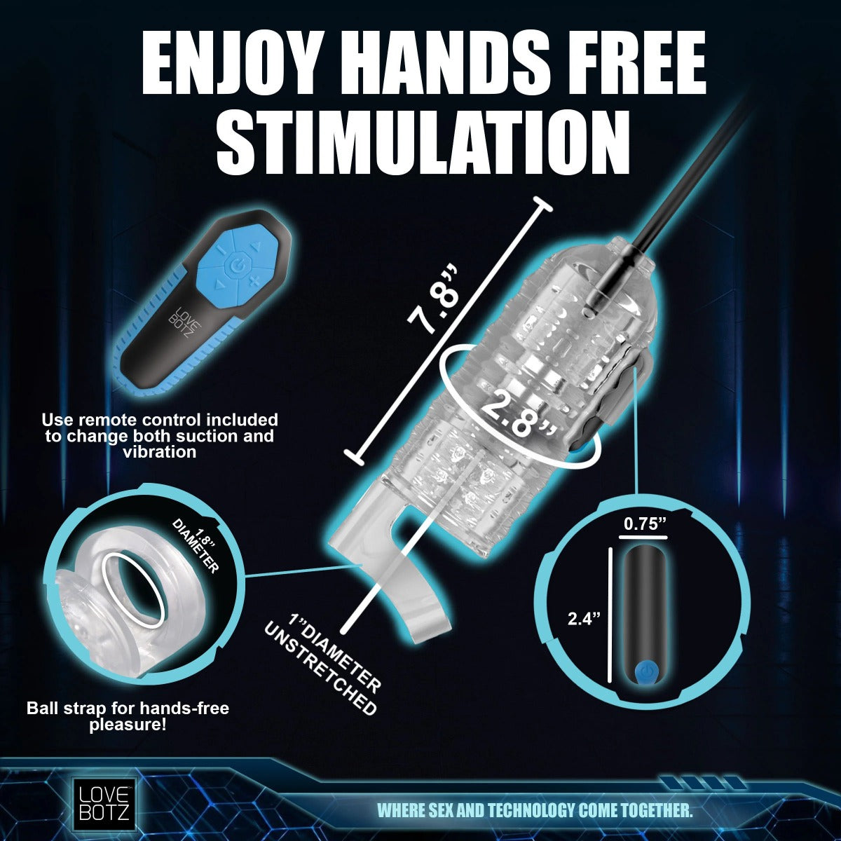 THE MILKER Tripple Stimulation - LOVE BOTZ Love Botz - Boutique Séduction