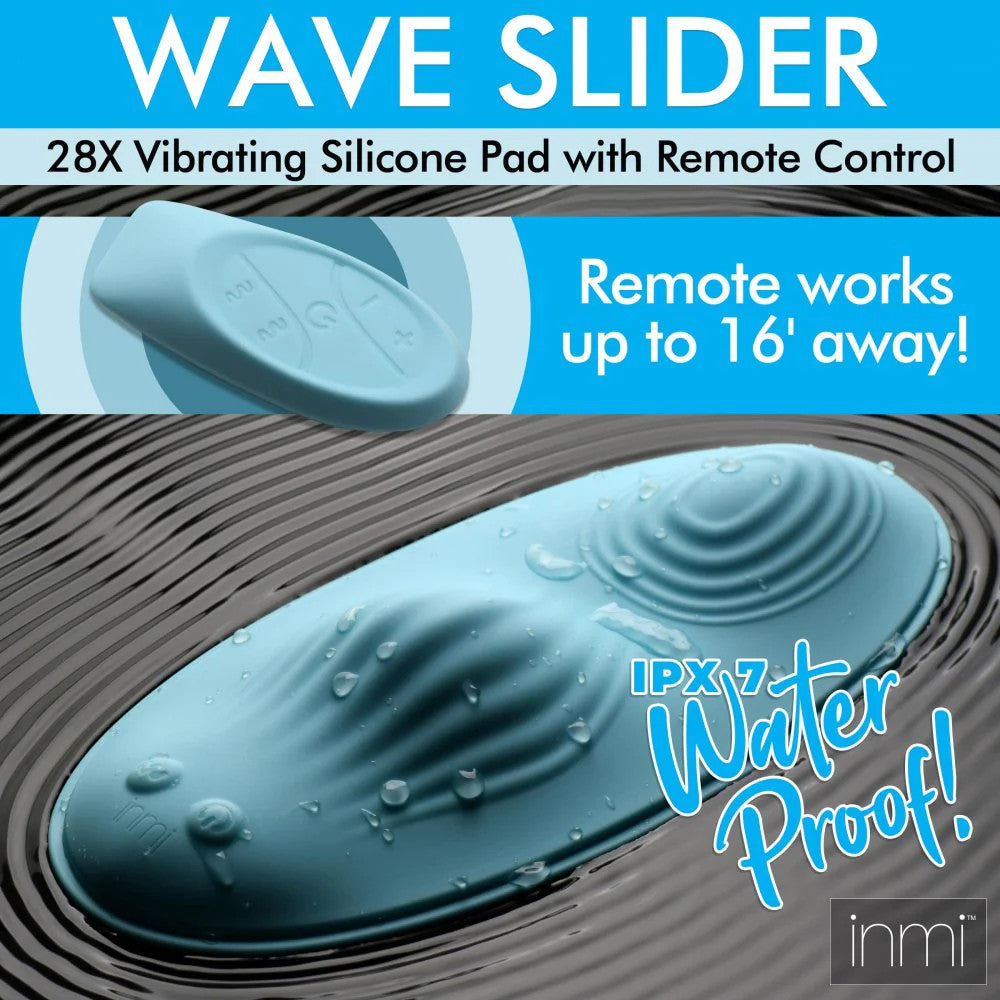 WAVE SLIDER 28X Vibrating Pad and Remote - INMI XR brands - Boutique Séduction