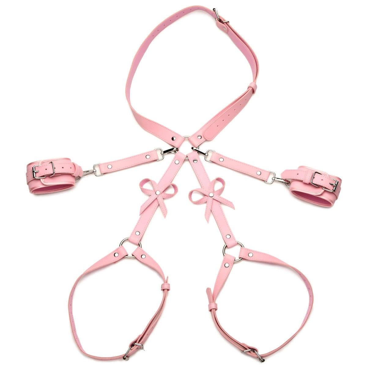 Bondage Harness W/Bows XL/2XL - STRICT Strict - Boutique Séduction