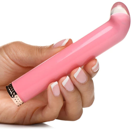 VIBRA-GLASS 10X Mini G-Spot Vibe Pink - PRISMS Prisms - Boutique Séduction