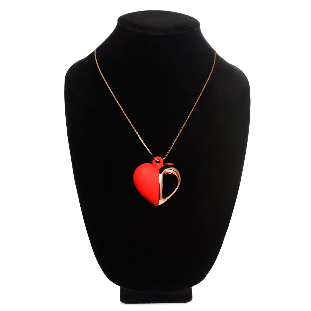 10X Vibrating Silicone Heart Necklace - CHARMED Charmed - Boutique Séduction