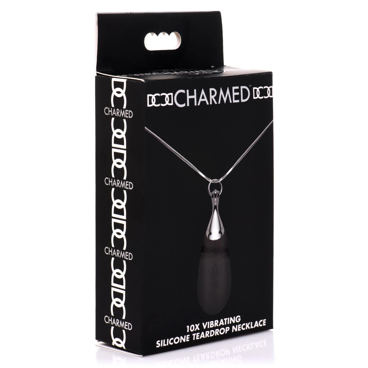 10X Vibrating Silicone Teardrop Necklace - CHARMED Charmed - Boutique Séduction