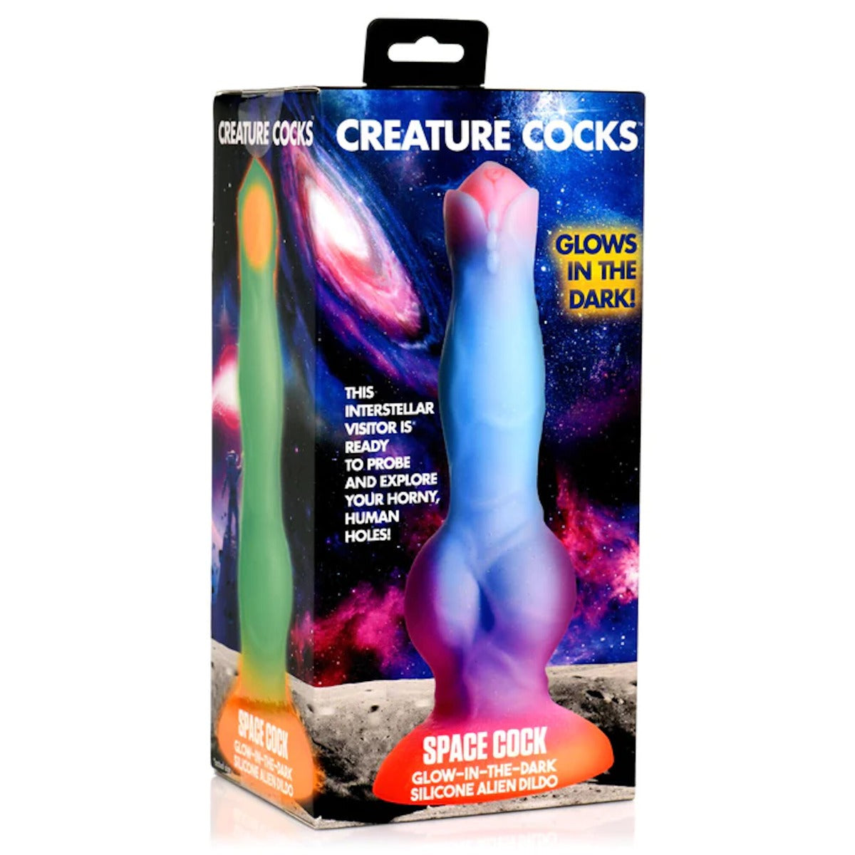 SPACE COCK Glow-In-The-Dark Dildo - CREATURE COCK Creature Cock - Boutique Séduction