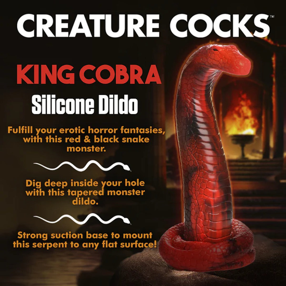 KING COBRA Dildo - CREATURE COCK Creature Cock - Boutique Séduction