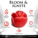 FLAMING ROSE Drip Candle - MASTER SERIES Master Series - Boutique Séduction